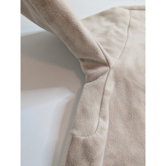 Lululemon Lab Fleece Crew Pullover Diamond Dye Light Ivory Cafe Au Lait Size L - Picture 5 of 10